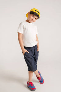 Blue Dot boys shorts by Denimden, boys' casual shorts in size 16-22, featuring a blue dotted pattern and comfortable fit.