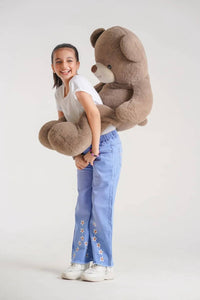 Girls classic wide leg jeans from Denimden's Girls Collections for ages 8-13, featuring a comfortable fit and stylish design.